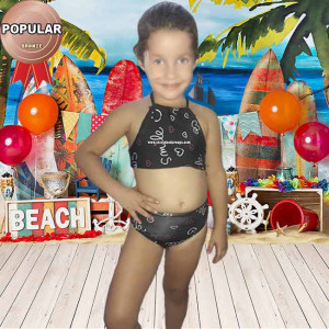 Biquine de Suplex Infantil 3 a 4 Anos