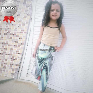 Calça Infantil de Viscose 6 a 7 Anos