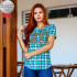 Blusa Feminina Xadrez M