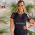 Blusas Caneladas com Tule G