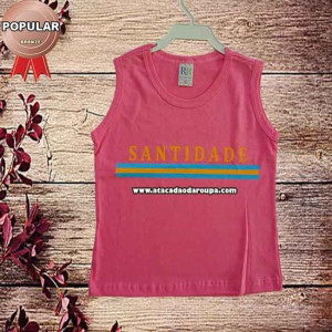 Blusa Infantil Feminina Frases Evangélica P/M/G