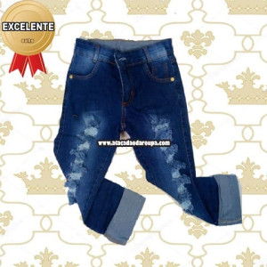 Calça Jeans Cigarrete 2 a 8 anos