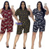 Conjunto Feminino Plus Size Estampado