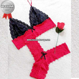 Lingerie Renda Várias Cores G