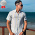 Camisa Social Listrada Masculina P/M/G