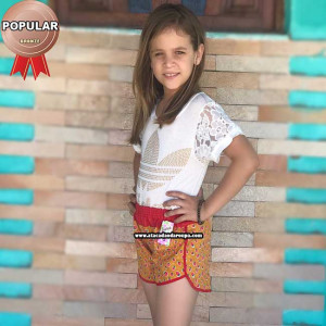 Short Surf Infantil Feminino 4 a 6 ANOS