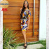 Vestido Peplum Várias Estampas M