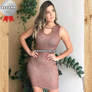 Vestidos Crepe Liso M