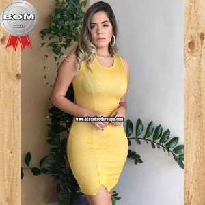 Vestidos Crepe Liso M