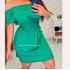 Vestido Curto Viscose Ombro a Ombro