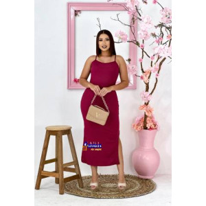 Vestido Longo Alça Bárbara