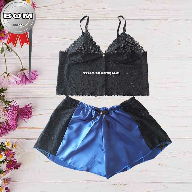 Conjunto Espera Marido de Cetim