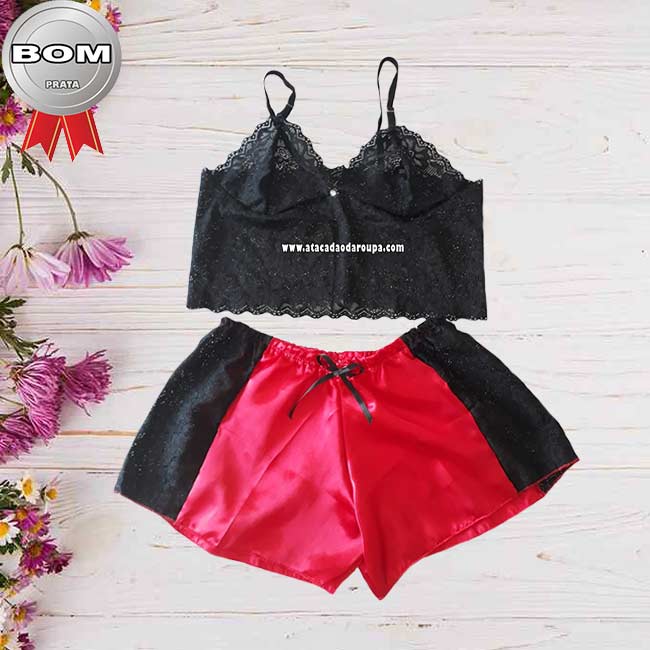 Conjunto Espera Marido de Cetim