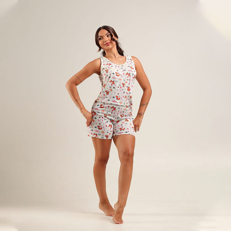 Short Dool Estampado Algodão