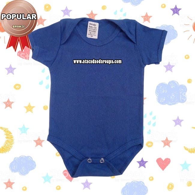Body Bebê Liso Ribana