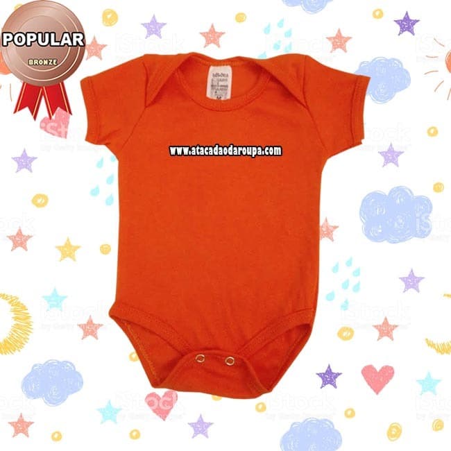 Body Bebê Liso Ribana