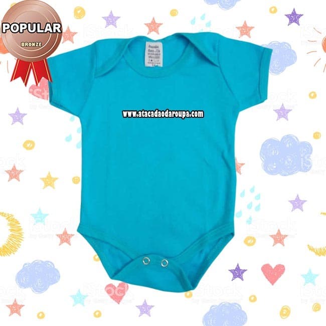 Body Bebê Liso Ribana