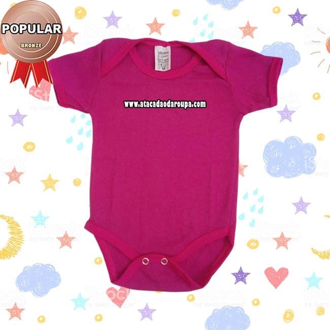 Body Bebê Liso Ribana