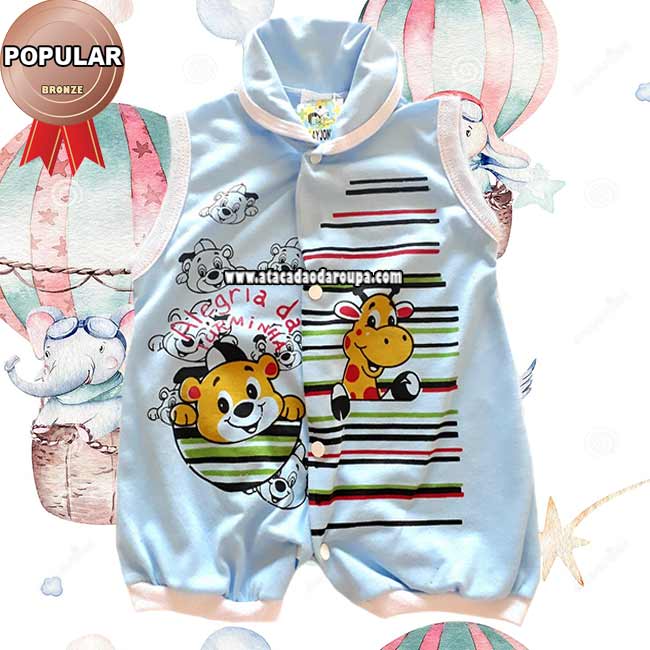 Conjuntos, Macacão e Body Bebê Masculino 3 a 7 meses