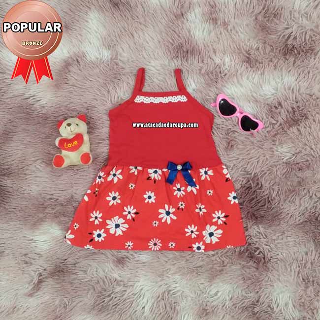 Vestidinho Bebê Basicos Rn