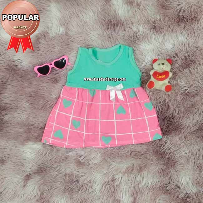 Vestidinho Bebê Basicos Rn