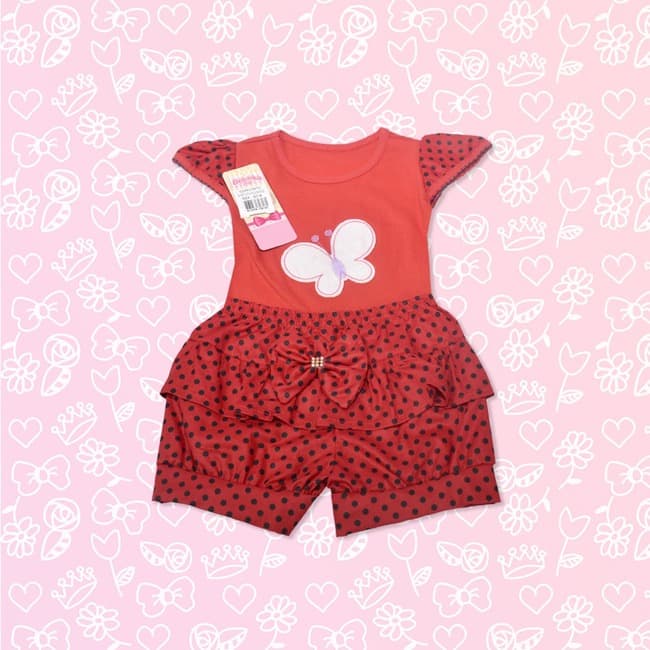 Conjuntinhos e Vestidinhos de Bebê Bebeka Baby 4 A 12 Meses