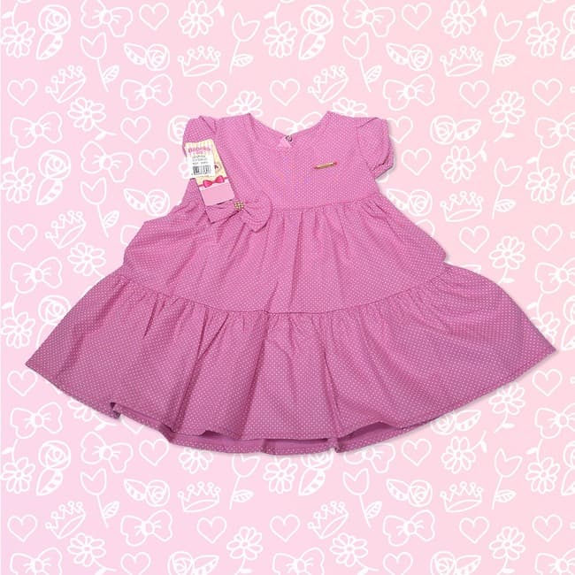 Conjuntinhos e Vestidinhos de Bebê Bebeka Baby 4 A 12 Meses