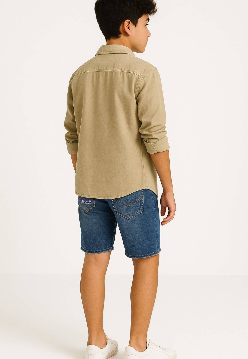 Bermuda Jeans Juvenil