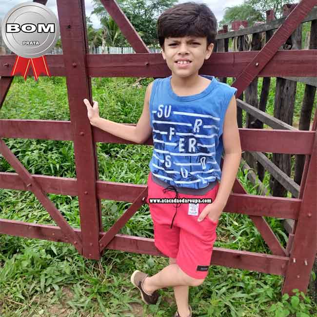 Bermuda Masculino Moletom Infantil