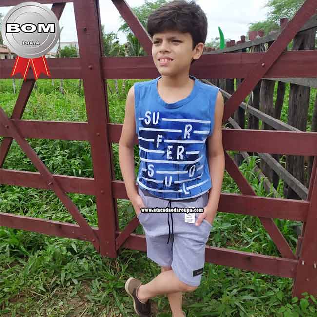 Bermuda Masculino Moletom Infantil