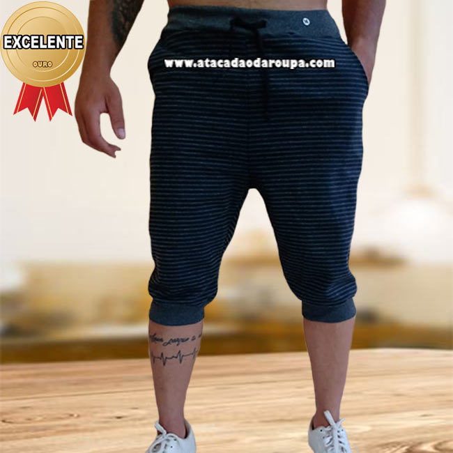 Bermuda Saruel Masculina Moletom