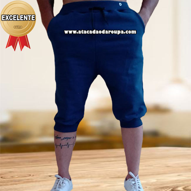 Bermuda Saruel Masculina Moletom