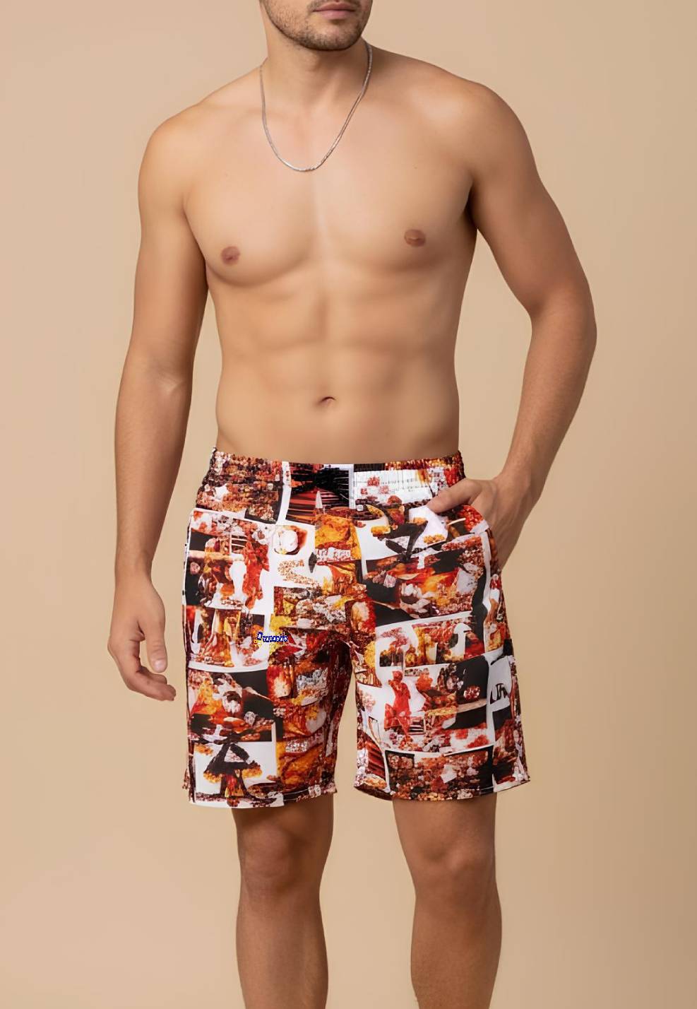 Bermuda Tactel Estampado