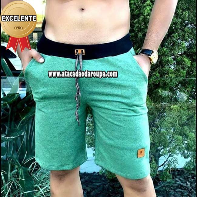 Bermudas Moletom Flanelado Grosso