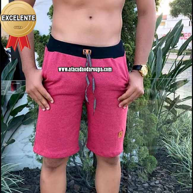 Bermudas Moletom Flanelado Grosso