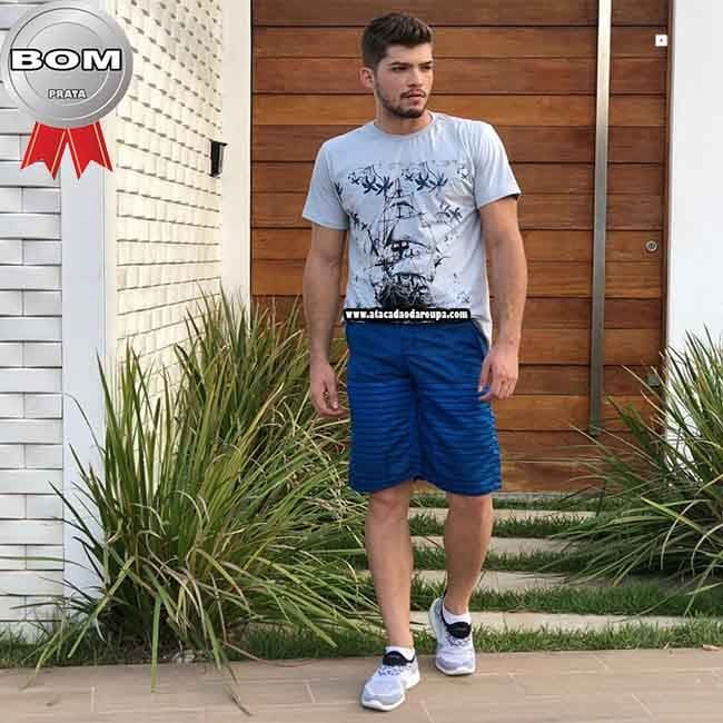 Bermuda Masculina Tactel Grosso