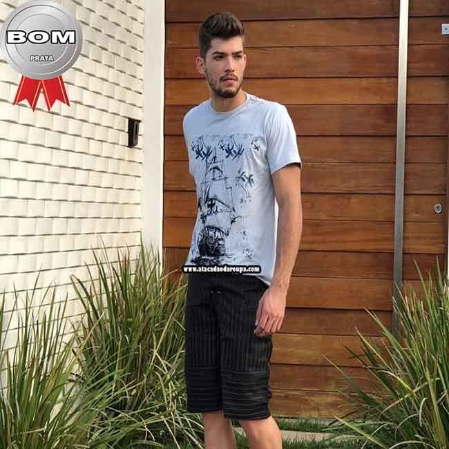 Bermuda Masculina Tactel Grosso