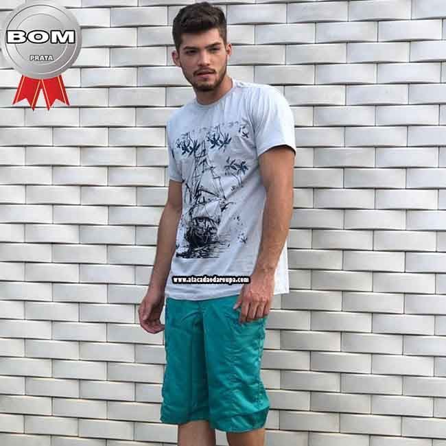 Bermuda Masculina Tactel Grosso