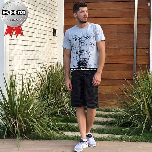 Bermuda Masculina Tactel Grosso