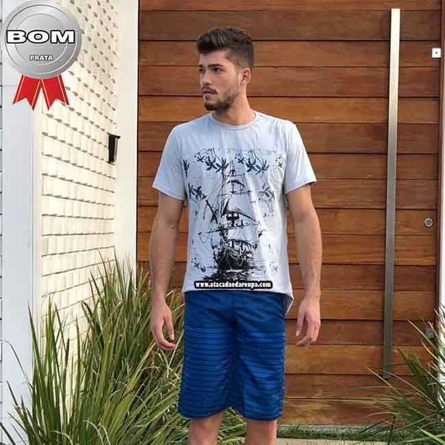 Bermuda Masculina Tactel Grosso