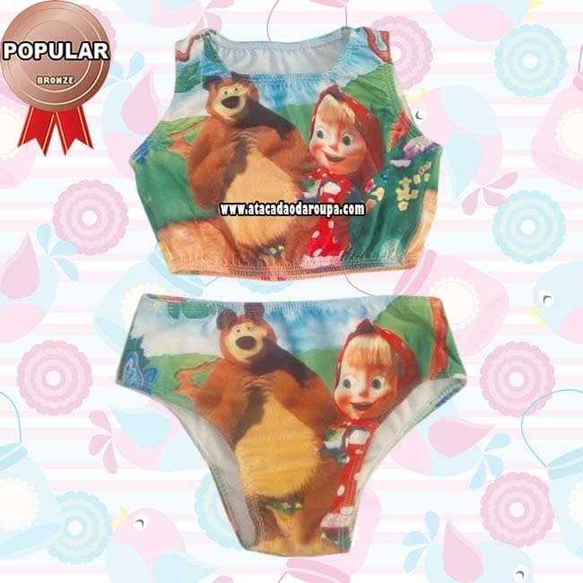 Biquine Infantil Personagens