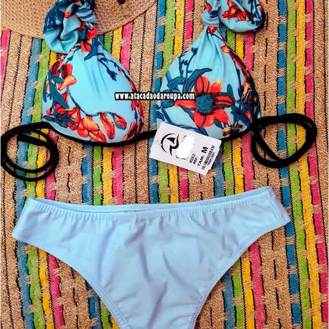 Biquini Misto Lycra com Bojo M/G