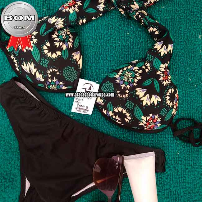 Biquini Misto Lycra com Bojo M/G
