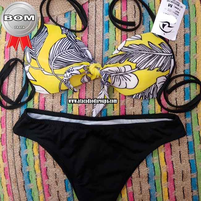 Biquini Misto Lycra com Bojo M/G