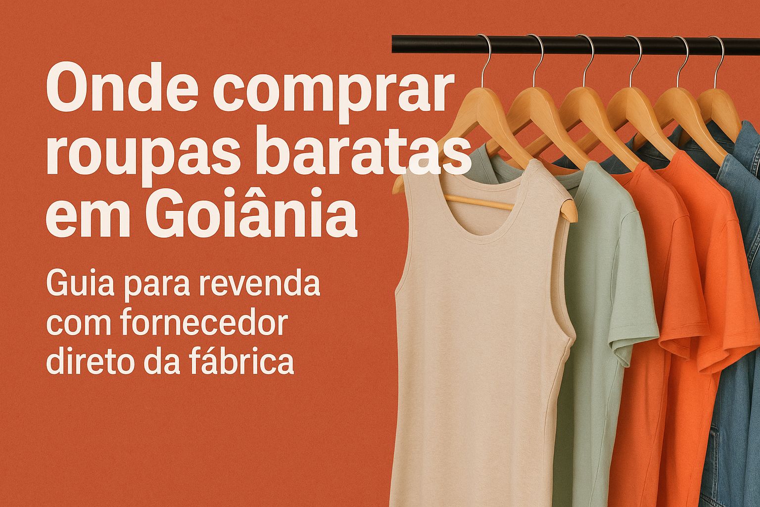 Onde comprar roupas baratas em Goiânia: guia para revenda com fornecedor direto da fábrica