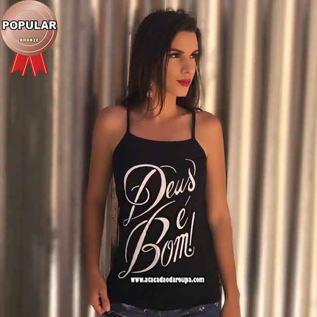 Blusa Alcinha Frase M 