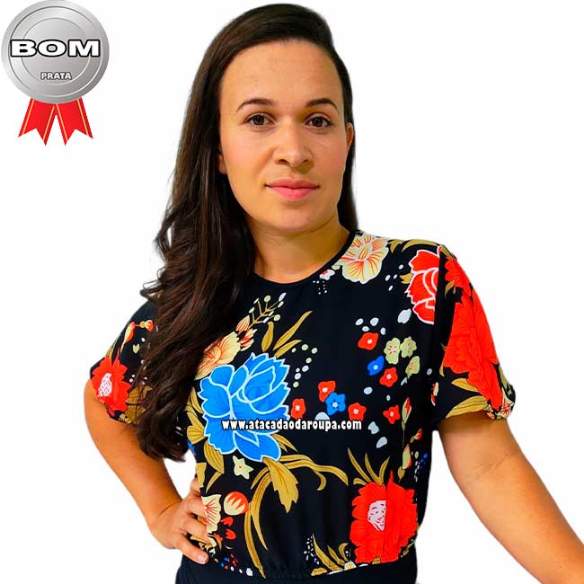 Blusa Crepe Estampadas