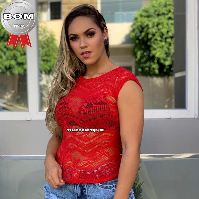 Blusas Feminina de Renda G