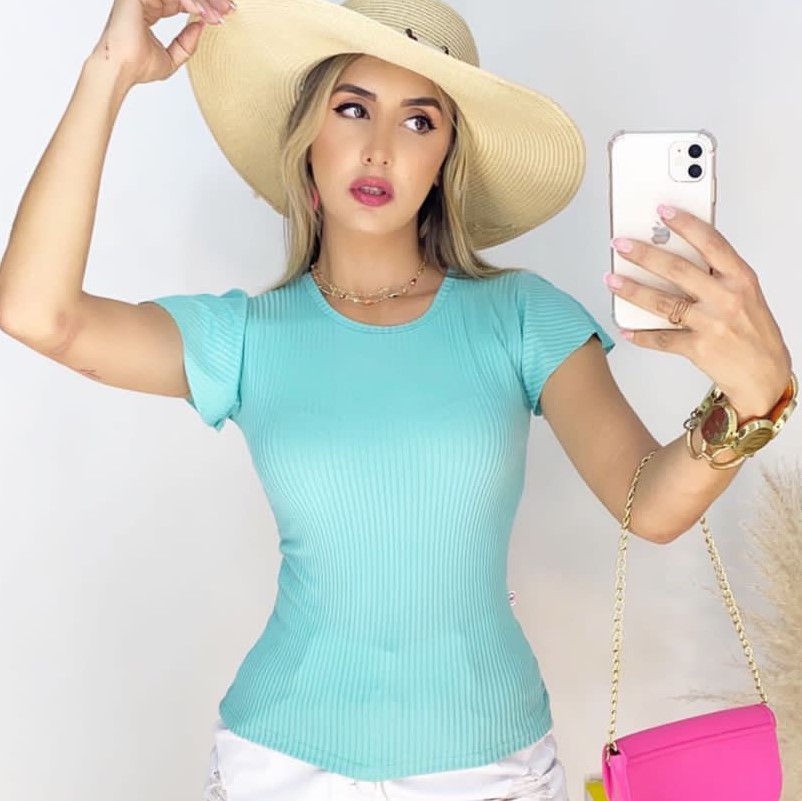 Blusa Feminina Adulta Caneladinha Varios modelos