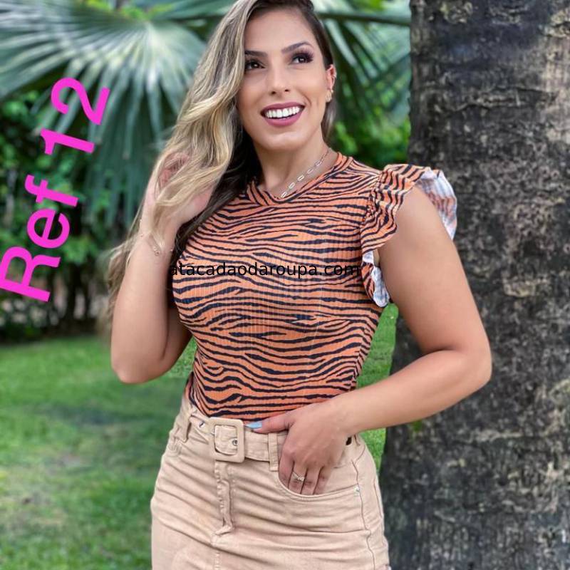 Blusa Feminina Animal Print